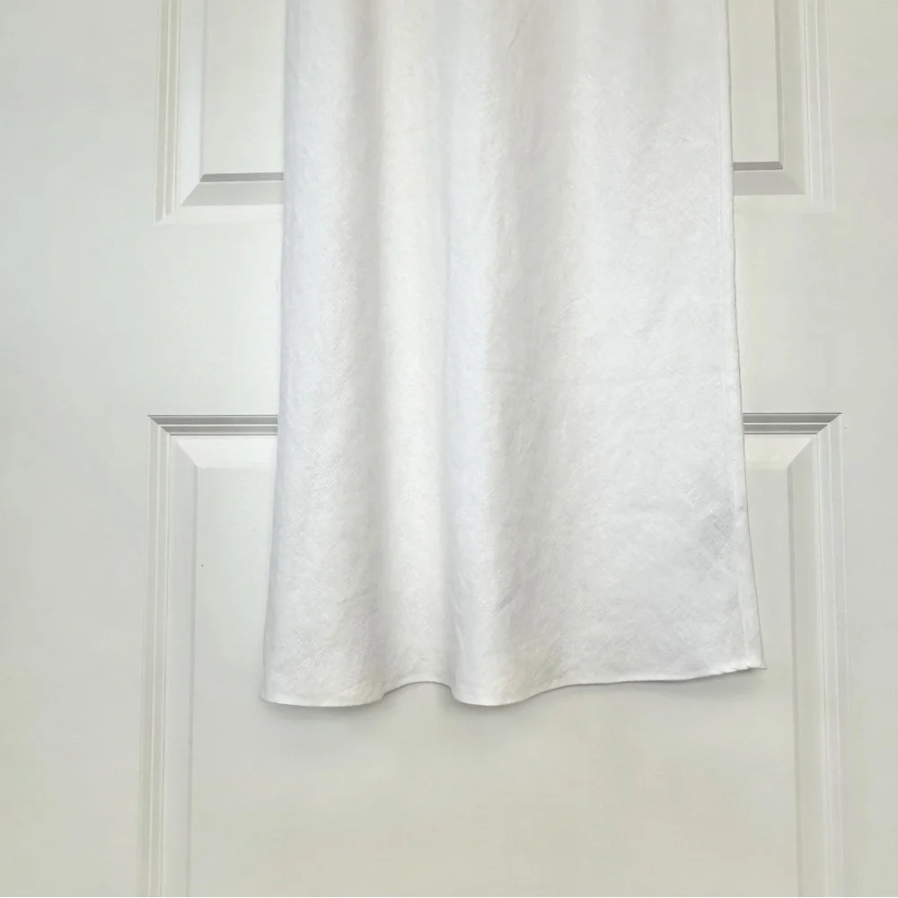 NWT Zara 100% Linen White Maxi Skirt - Picture 6 of 15